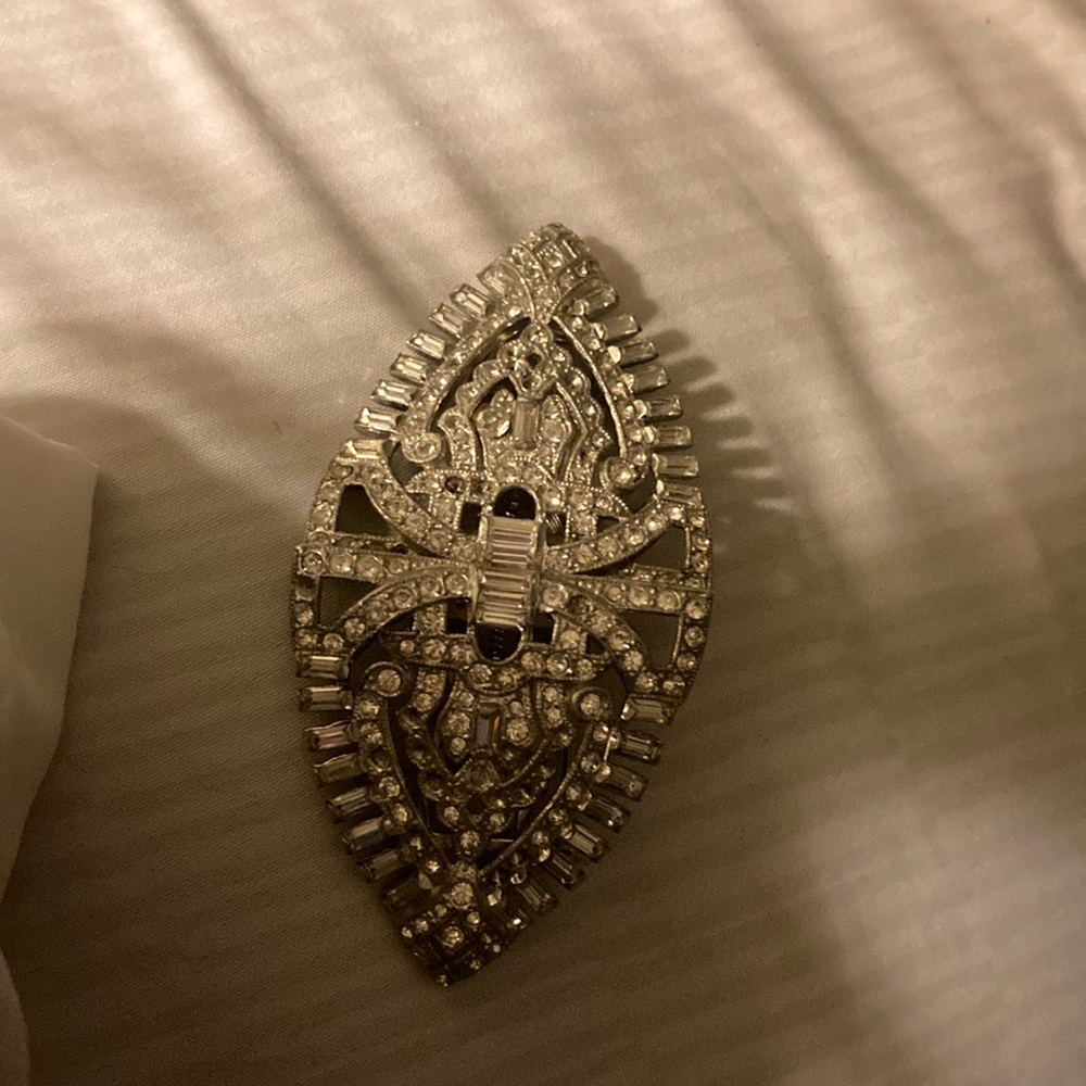 CORO Costume Jewelry Duette Art Deco brooch